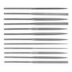 Simonds File - File Sets File Set Type: Needle File Types Included: Square; Round; Half Round; Slitting; Flat; Marking; Knife; Crossing; Three Square; Barrette; Equalling - Benchmark Tooling