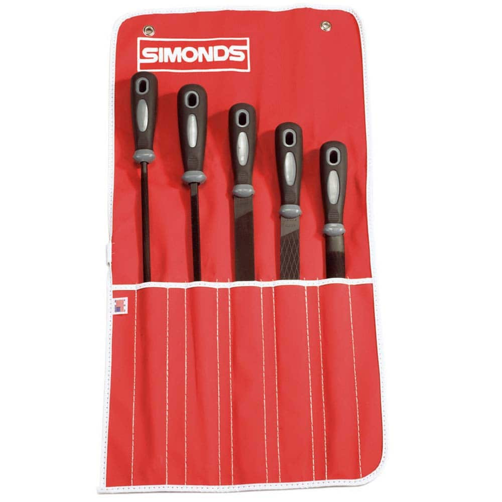 Simonds File - File Sets File Set Type: American File Types Included: Mill; Half Round; Round; Slim Taper; Rasp - Benchmark Tooling