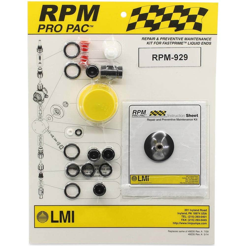 LMI - Metering Pump Accessories Type: Liquid End Preventative Maintenance Kit For Use With: LMI High Viscosity Liquid Ends for 634xx - Benchmark Tooling