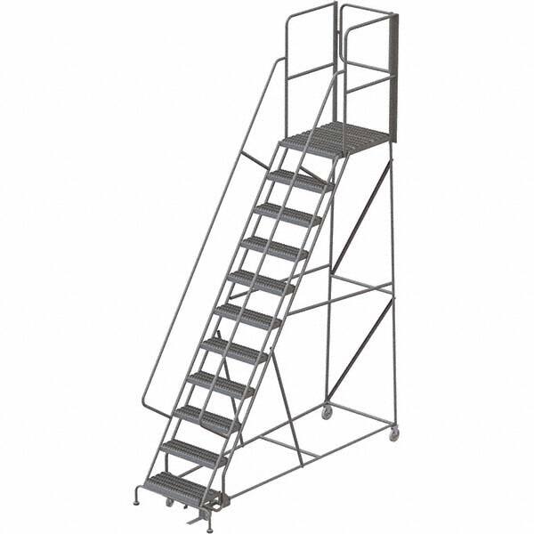 TRI-ARC - Rolling & Wall Mounted Ladders & Platforms Type: Rolling Warehouse Ladder Style: Rolling Platform Ladder - Benchmark Tooling
