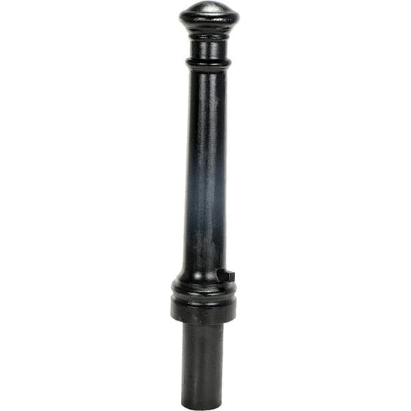 Vestil - 8" Diam x 40" High, Black Iron Bollard - Benchmark Tooling