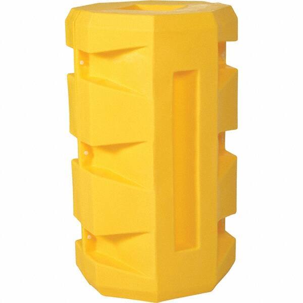 Vestil - 24" Wide x 24" Deep x 42" High, Polyethylene Column Protector - Fits 8" Columns, Yellow - Benchmark Tooling