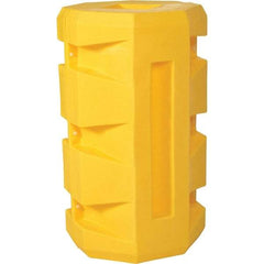 Vestil - 24" Wide x 24" Deep x 42" High, Polyethylene Column Protector - Fits 12" Columns, Yellow - Benchmark Tooling