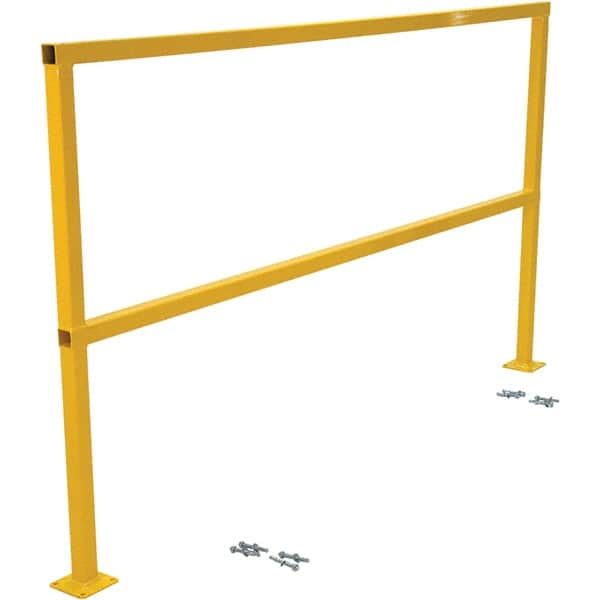 Vestil - 4" Long x 42" High, Steel Square Handrails - Benchmark Tooling