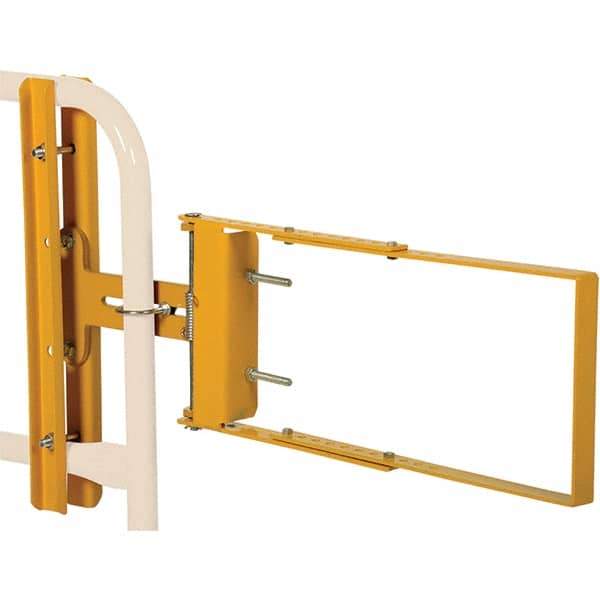 Vestil - Steel Self Closing Rail Safety Gate - Fits 24 to 40" Clear Opening, 12" Door Height, - Benchmark Tooling