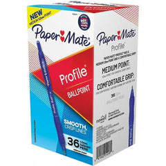 Paper Mate - Pens & Pencils Type: Retractable Ball Point Pen Color: Blue - Benchmark Tooling