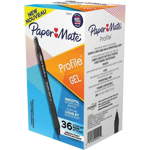 Paper Mate - Pens & Pencils Type: Retractable Gel Color: Black - Benchmark Tooling