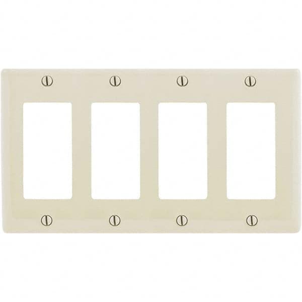 Hubbell Wiring Device-Kellems - Wall Plates Wall Plate Type: Outlet Wall Plates Color: Light Almond - Benchmark Tooling