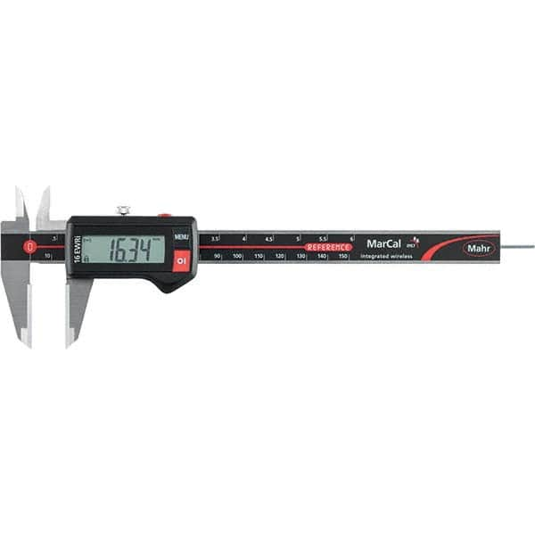 Mahr - 0 to 150mm Range, 0.01mm Resolution, IP67 Electronic Caliper - Benchmark Tooling