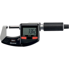 Mahr - Electronic Outside Micrometers Type: Standard Minimum Measurement (Decimal Inch): 0.0000 - Benchmark Tooling