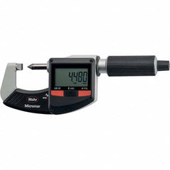 Mahr - Electronic Outside Micrometers Type: Standard Minimum Measurement (Decimal Inch): 0.0000 - Benchmark Tooling