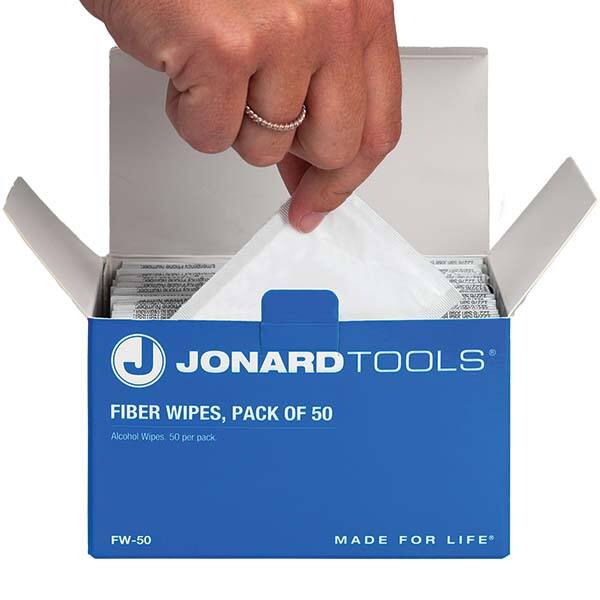 Jonard Tools - Cable Tools & Kits Tool Type: Fiber Wipes Number of Pieces: 50.000 - Benchmark Tooling