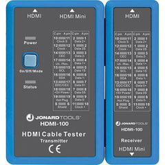 Jonard Tools - Cable Testers Cable Type: HDMI; Mini HDMI Display Type: No Screen - Benchmark Tooling