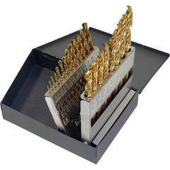 Cle-Line - Drill Bit Sets System of Measurement: Inch Drill Bit Material: High Speed Steel - Benchmark Tooling