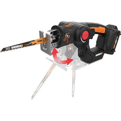 Worx - Cordless Reciprocating Saws Voltage: 20.00 Battery Chemistry: Lithium-Ion - Benchmark Tooling