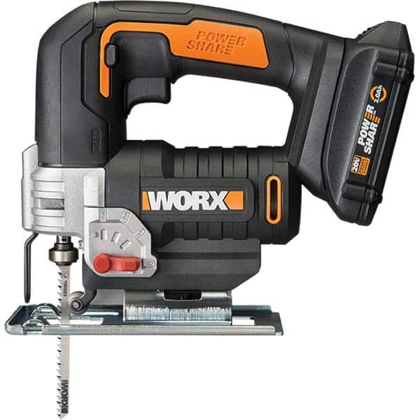 Worx - Cordless Jigsaws Voltage: 20 Strokes per Minute: 2600 - Benchmark Tooling