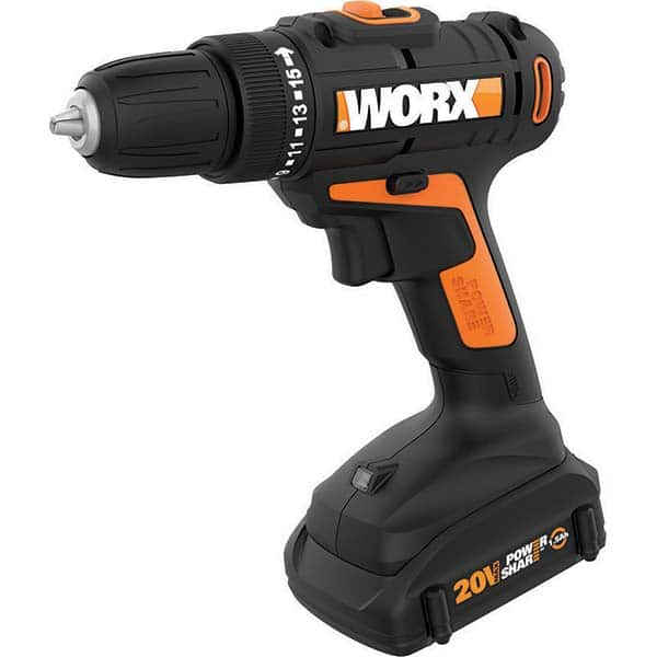 Worx - Cordless Drills Battery Voltage: 20 Battery Chemistry: Lithium-Ion - Benchmark Tooling