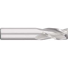 Titan USA - Square End Mills; Mill Diameter (Decimal Inch): 0.2188 ; Number of Flutes: 3 ; Length of Cut (Inch): 5/8 ; Length of Cut (Decimal Inch): 0.6250 ; Material: Solid Carbide ; Finish/Coating: Uncoated - Exact Industrial Supply