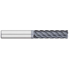 Titan USA - Square End Mills; Mill Diameter (Inch): 5/8 ; Mill Diameter (Decimal Inch): 0.6250 ; Number of Flutes: 6 ; Length of Cut (Inch): 2-1/4 ; Length of Cut (Decimal Inch): 2.2500 ; Material: Solid Carbide - Exact Industrial Supply