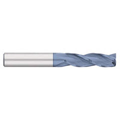 Titan USA - Square End Mills; Mill Diameter (Inch): 5/8 ; Mill Diameter (Decimal Inch): 0.6250 ; Number of Flutes: 3 ; Length of Cut (Inch): 2-1/4 ; Length of Cut (Decimal Inch): 2.2500 ; Material: Solid Carbide - Exact Industrial Supply