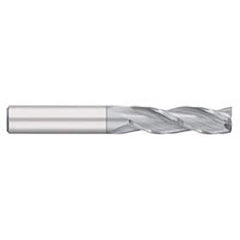 Titan USA - Square End Mills; Mill Diameter (Inch): 7/8 ; Mill Diameter (Decimal Inch): 0.8750 ; Number of Flutes: 3 ; Length of Cut (Inch): 2-1/4 ; Length of Cut (Decimal Inch): 2.2500 ; Material: Solid Carbide - Exact Industrial Supply