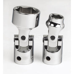 Hand Socket: 3/8″ Drive, 3/8″ Socket, 12-Point 1-53/64″ OAL, Polished Chrome