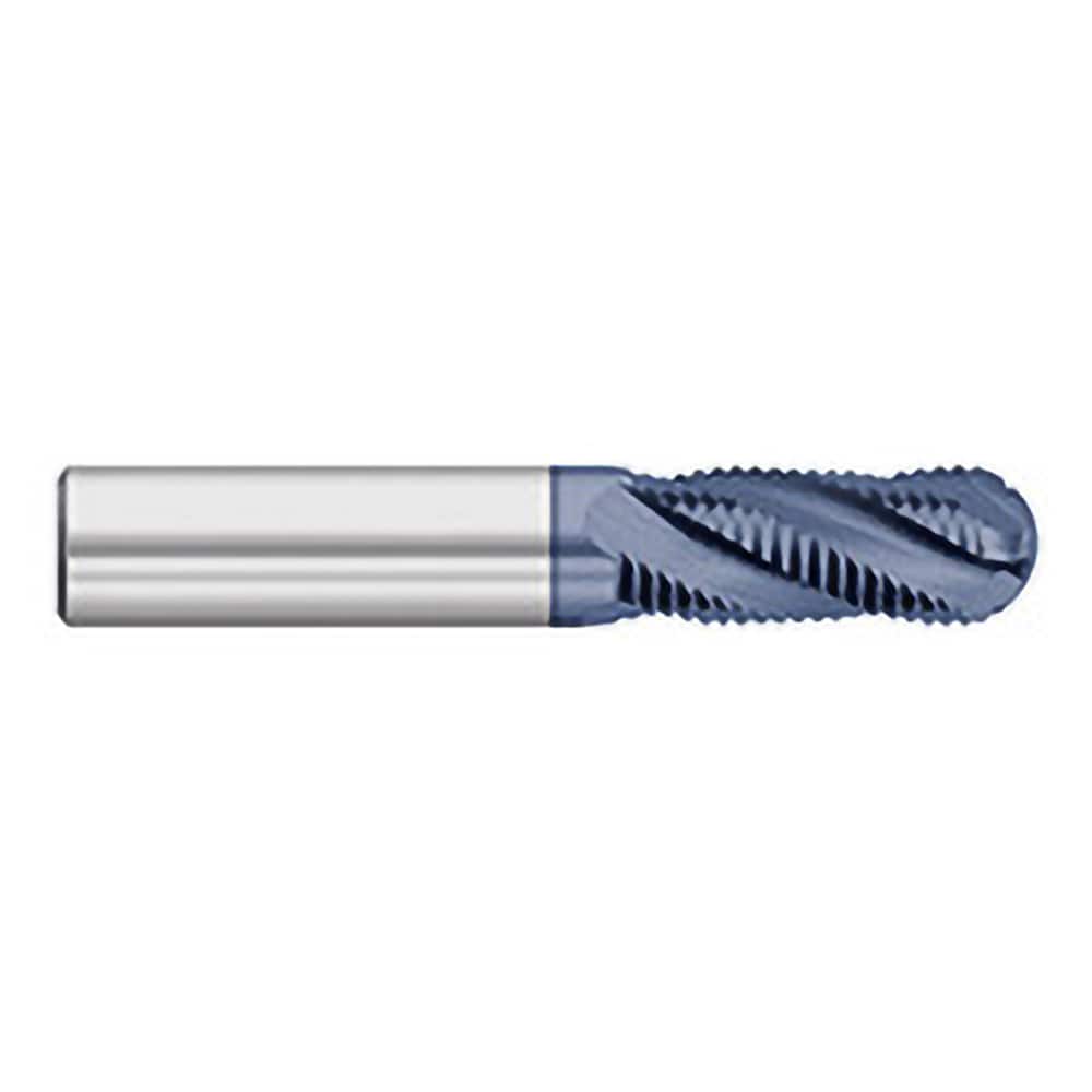 Titan USA - Roughing End Mills; Mill Diameter (Inch): 3/4 ; Mill Diameter (Decimal Inch): 0.7500 ; Number of Flutes: 4 ; Pitch: Fine ; Length of Cut (Inch): 1-5/8 ; Length of Cut (Decimal Inch): 1.6250 - Exact Industrial Supply
