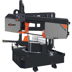 Cosen - Horizontal Bandsaws Machine Style: Semi-Automatic Drive Type: Step Pulley - Benchmark Tooling