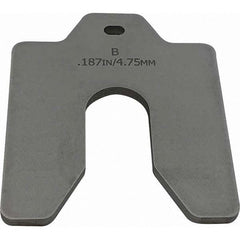 Maudlin Products - Metal Shim Stock Type: Slotted Shim Material: Stainless Steel - Benchmark Tooling