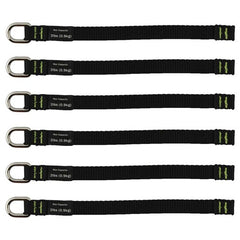 3700 2X-Long Black Web Tool Tails 2Lb 6-Pack - Benchmark Tooling