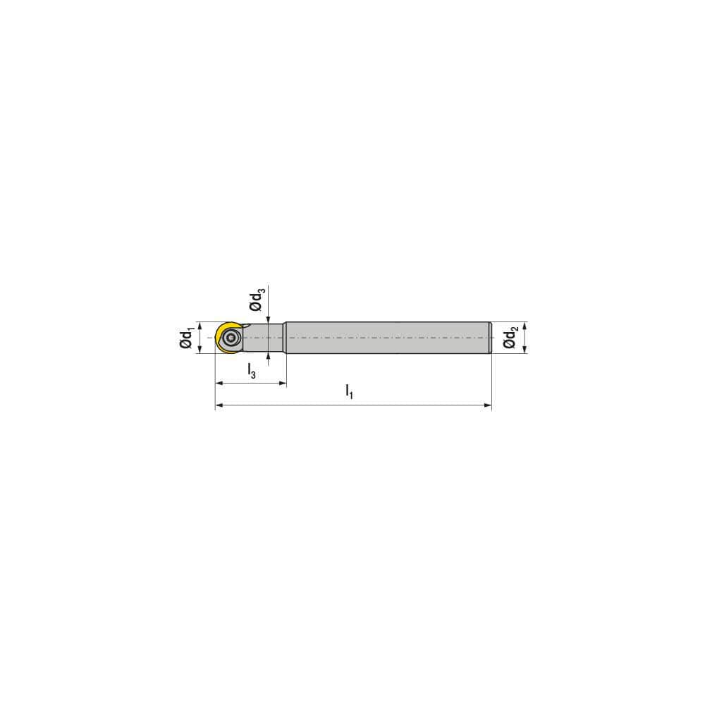 Indexable Ball Nose End Mills; Milling Diameter: 16.00 mm; Maximum Depth Of Cut: 55.00 mm; Shank Diameter: 16.00 mm; Shank Type: Cylindrical; Compatible Insert Style: ROGX; ROHX; Compatible Insert Size Code: RO.X 16..; Toolholder Style: Carbide Shank; Ser