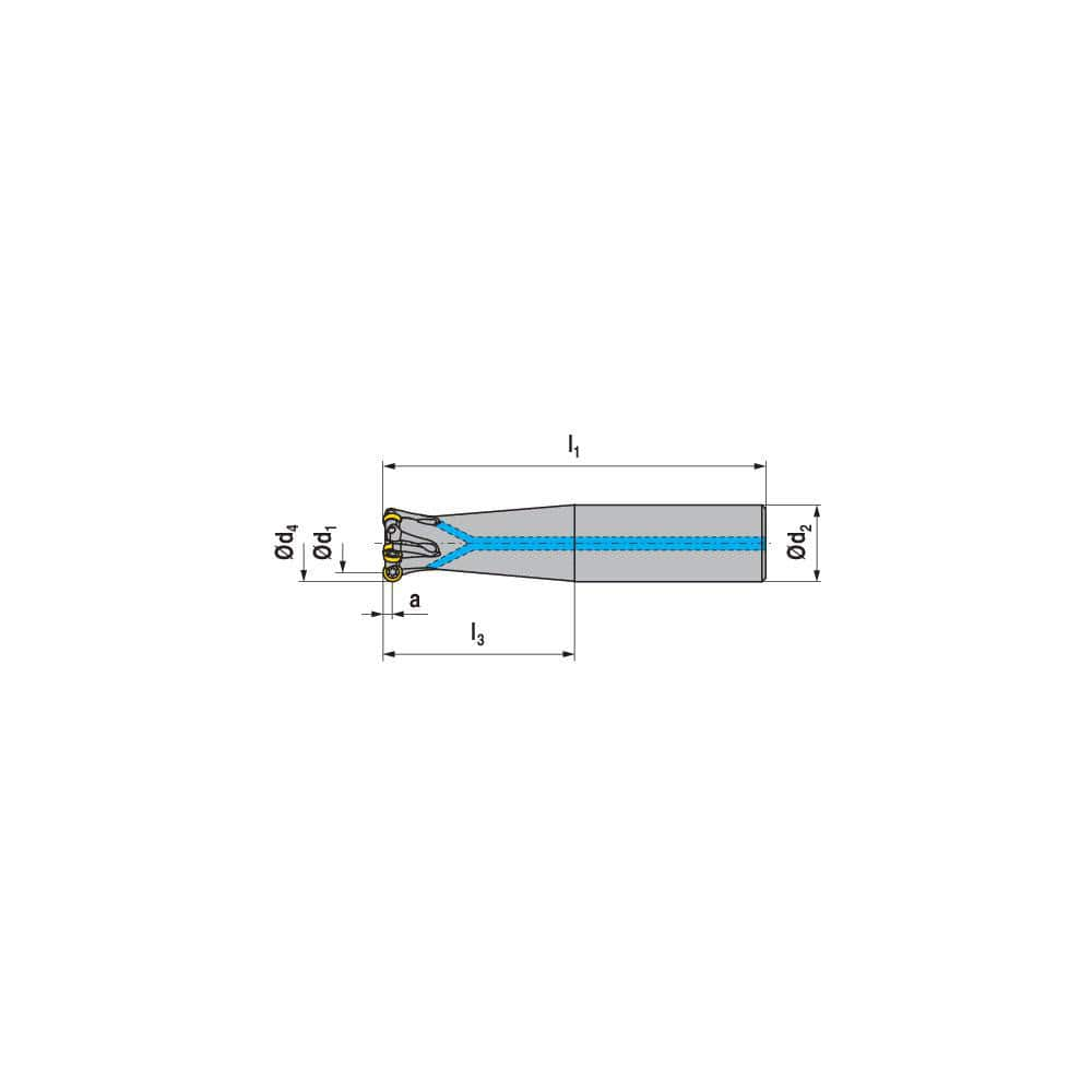 Indexable Ball Nose End Mills; Milling Diameter: 1.2500 in; Maximum Depth Of Cut: 0.1970 in; Maximum Ramping Angle: 3.0; Shank Diameter: 1.2500 in; Shank Type: Weldon Flat; Compatible Insert Style: RPHX; RPNX; Compatible Insert Size Code: RP.X 10T3..; Too