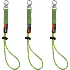 3713 Standard Lime Elastic Loop Tool Tail Swivel - 10Lbs 3-Pack - Benchmark Tooling