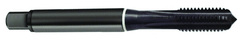 4-40 Dia. - 2B - 3 FL - Cobalt Semi-Bott White Ring Tap - Blk-Ox FORM-C DIN 371 - Benchmark Tooling