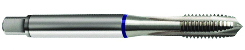 5/16-18 Dia. - 2B - 3 FL - Cobalt Spiral Point Plug Blue Ring Tap - Bright FORM-B - Benchmark Tooling