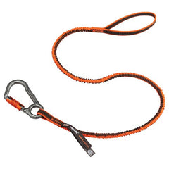 3108F Standard Orange Tool Lanyard Single Locking Carabiner - 15Lbs - Benchmark Tooling