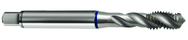5-40 2B 3-Flute Cobalt Blue Ring Semi-Bottoming 40 degree Spiral Flute Tap-Bright - Benchmark Tooling