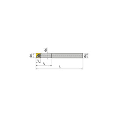 Indexable Ball Nose End Mills; Milling Diameter: 16.00 mm; Maximum Depth Of Cut: 16.00 mm; Shank Diameter: 16.00 mm; Shank Type: Cylindrical; Compatible Insert Style: XOHX; Compatible Insert Size Code: XO.X 16..; Toolholder Style: Cylindrical Carbide Shan