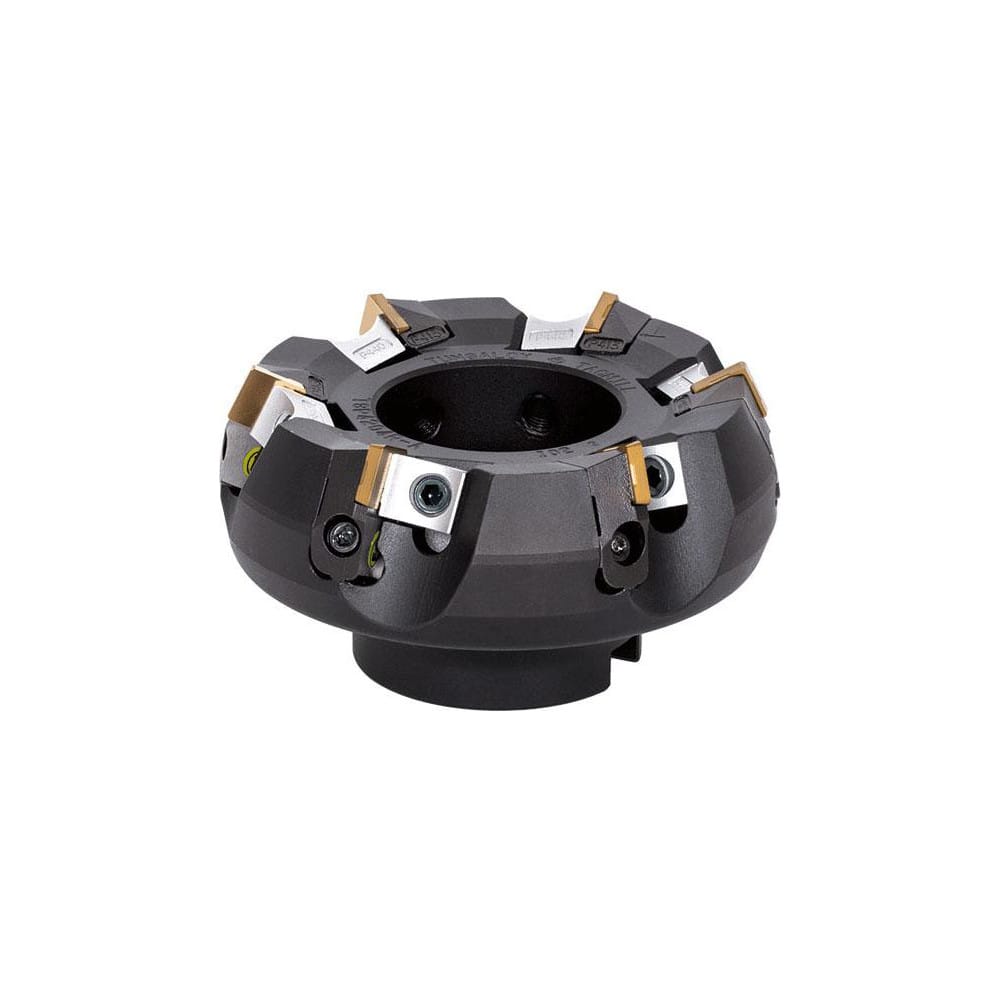 Indexable Chamfer & Angle Face Mills; Minimum Cutting Diameter (mm): 80.00; Maximum Cutting Diameter (mm): 95.00; Maximum Depth of Cut (mm): 6.00; Arbor Hole Diameter (mm): 25.40; Lead Angle: 65; Compatible Insert Size Code: SPKN42ZTR; Cutter Style: TGP;