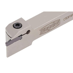 Indexable Grooving/Cut-Off Toolholders; Cutting Direction: Left Hand; Maximum Depth of Cut (Decimal Inch): 0.6690; Maximum Groove Width (Decimal Inch): 0.0980; Minimum Groove Width (Decimal Inch): 0.0590; Toolholder Style: CTE; Tool Material: Steel; Inser