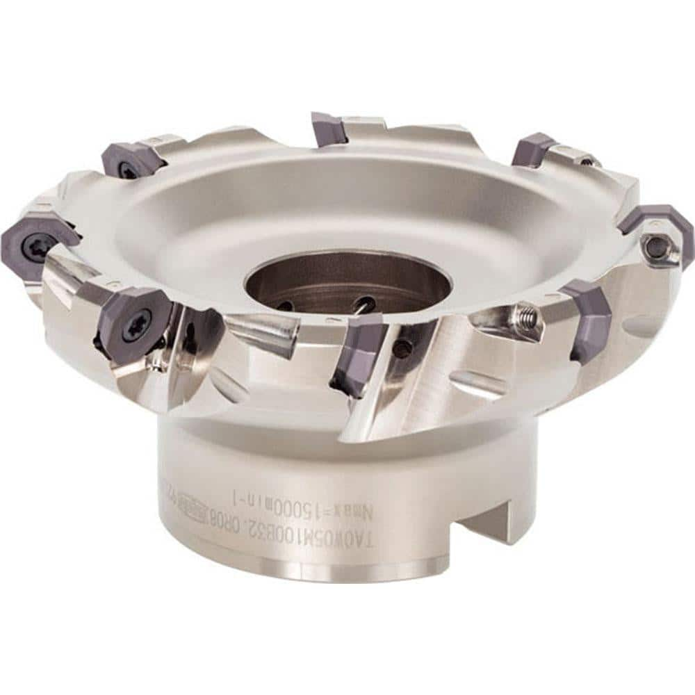 Indexable Chamfer & Angle Face Mills; Minimum Cutting Diameter (Decimal Inch): 6.0000; Minimum Cutting Diameter (Inch): 6; Maximum Cutting Diameter (Decimal Inch): 6.3000; Maximum Depth of Cut (Decimal Inch): 0.1180; Arbor Hole Diameter (mm): 2.00; Arbor