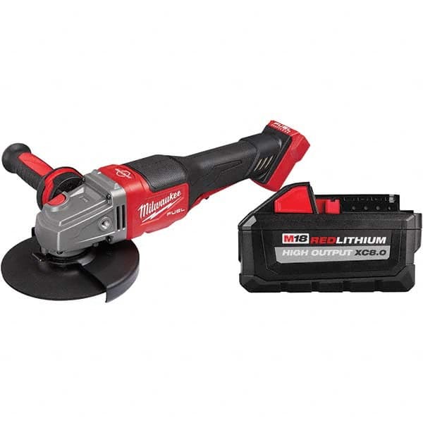 Milwaukee Tool - Angle & Disc Grinders Type of Power: Cordless Wheel Diameter (Inch): 4-1/2 - 6 - Benchmark Tooling