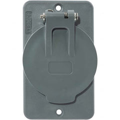 Hubbell Wiring Device-Kellems - Electrical Outlet Box & Switch Box Accessories Accessory Type: Box Cover Material: PBT Resin - Benchmark Tooling