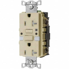 Hubbell Wiring Device-Kellems - GFCI Receptacles Grade: Commercial Color: Ivory - Benchmark Tooling