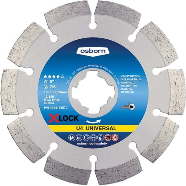 Osborn - 4-1/2 x 0.09, 7/8" Hole Diamond Cutoff Wheel - Benchmark Tooling