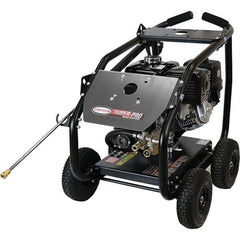 Simpson - Gas, 11.7 hp, 4,400 psi, 4 GPM, Cold Water Pressure Washer - AAA Triplex, 50' x 3/8" Hose - Benchmark Tooling