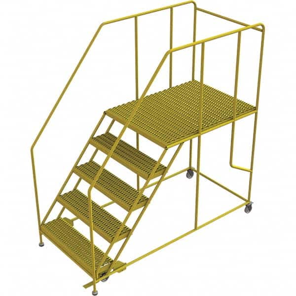 TRI-ARC - Rolling & Wall Mounted Ladders & Platforms Type: Rolling Work Platform Style: Steel Work Platform - Benchmark Tooling