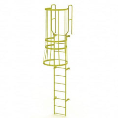 TRI-ARC - Rolling & Wall Mounted Ladders & Platforms Type: Fixed Ladder Style: Safety Cage - Benchmark Tooling