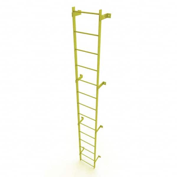 TRI-ARC - Rolling & Wall Mounted Ladders & Platforms Type: Fixed Ladder Style: Safety Cage - Benchmark Tooling