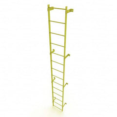 TRI-ARC - Rolling & Wall Mounted Ladders & Platforms Type: Fixed Ladder Style: Safety Cage - Benchmark Tooling
